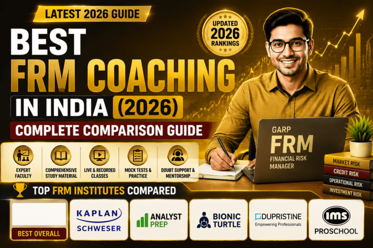 Best FRM Coaching in India (2026): Complete Institute Comparison