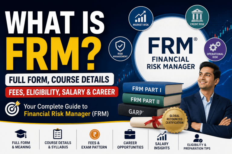 What Is FRM? Full Form, Course Details, Fees, Eligibility and Career Guide